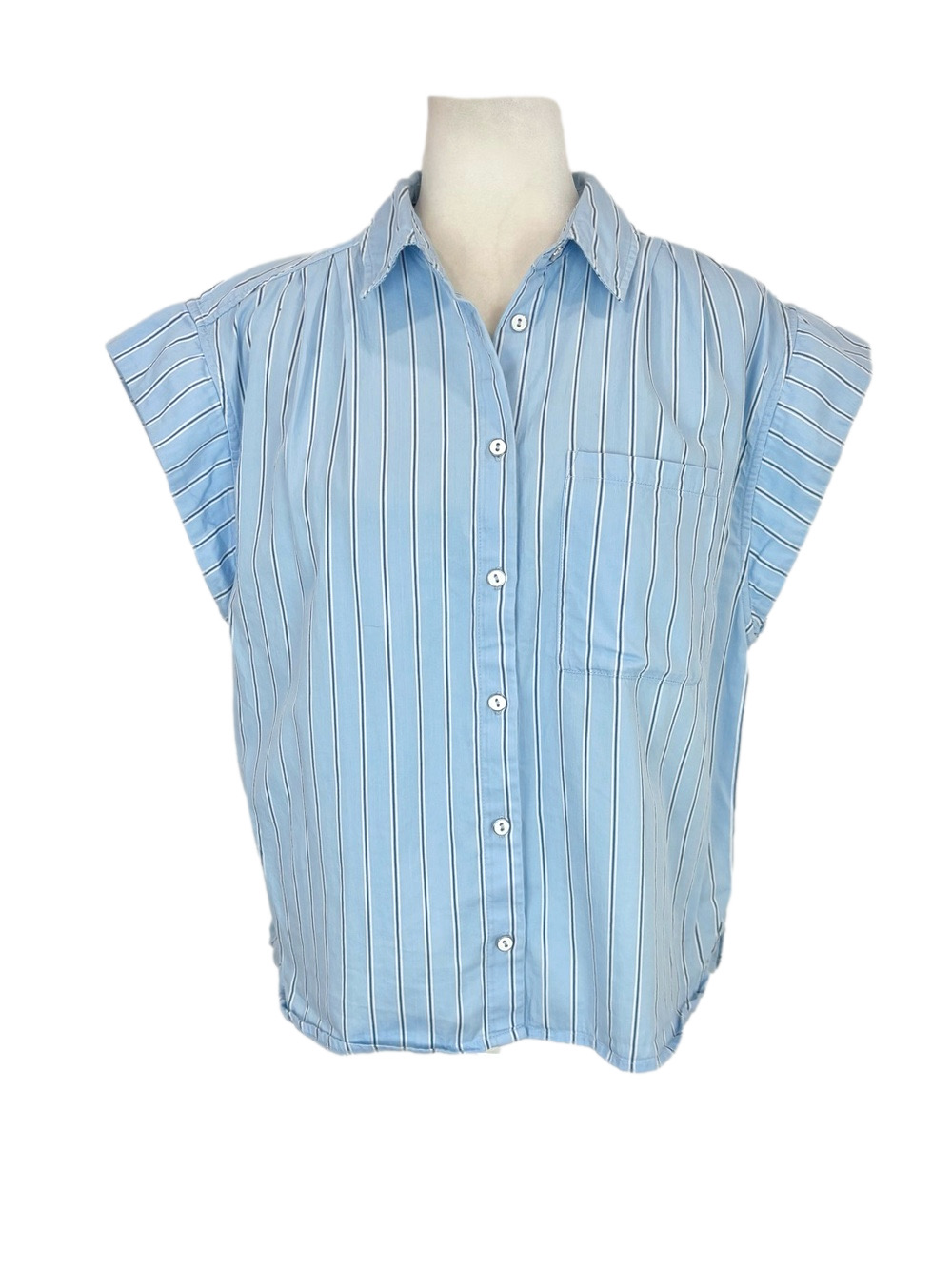 Icone blue striped shirt